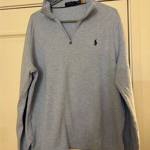 Ralph Lauren Sky Blue Quarter-Zip Pullover